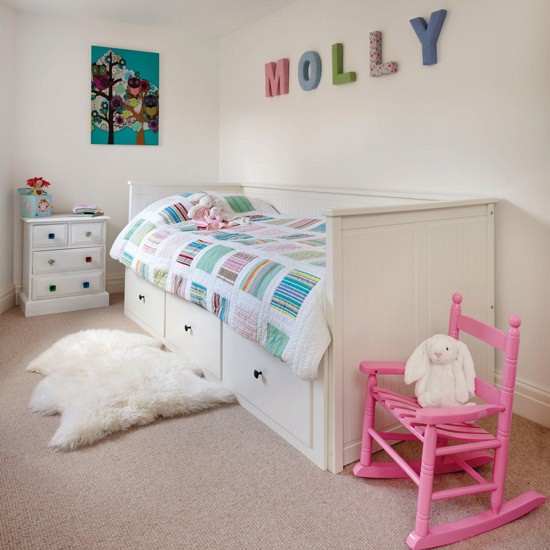 childs room budget design ideas fabric letters Ideal Home