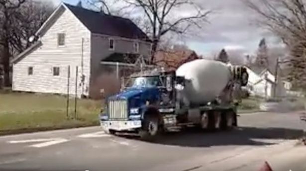 ONE USE 11 year old child steals cement mixer truck 1