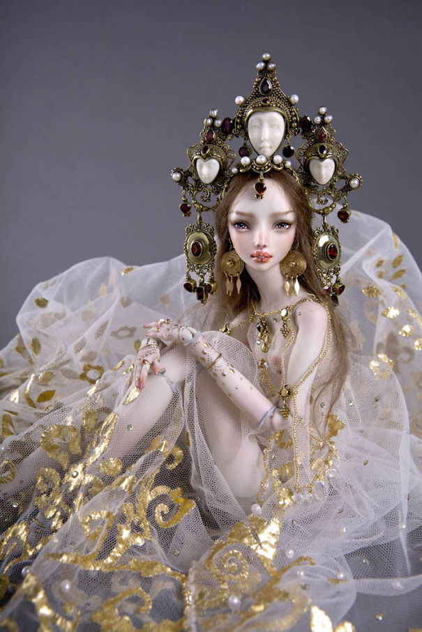 handmade adult porcelain enchanted doll marina bychkova 69 605