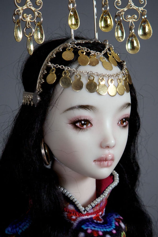 handmade adult porcelain enchanted doll marina bychkova 74 605
