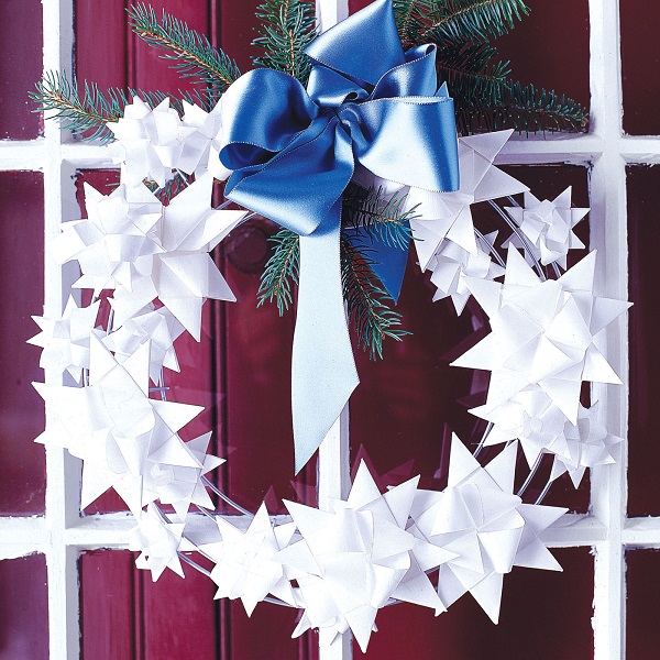 square 550040dc32143 ghk christmas wreath craft decorate paper stars s2