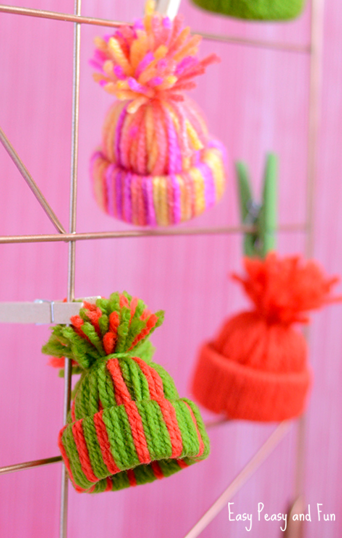 Yarn Hat Ornaments 1
