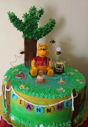 My cakes - My hobby! Φτιάχνουμε παιδική τούρτα Γουίνι το αρκουδάκι!