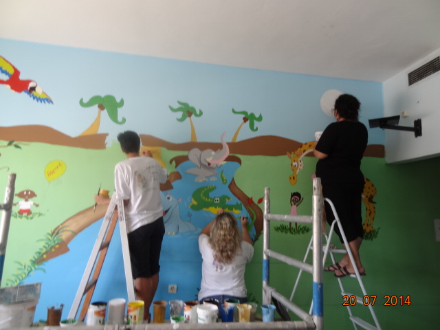 «Ζωγράφοι σε Δράση για τα Παιδιά»! Οι Ελληνες εικαστικοί που γεμίζουν χρώμα την ζωή των παιδιών που το έχουν ανάγκη! (εικόνες)