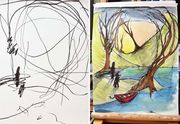 Μοναδικό: Η 2χρονη κόρη της ζωγράφιζε και τα έργα της τα έκανε πίνακες ζωγραφικής! (εικόνες)