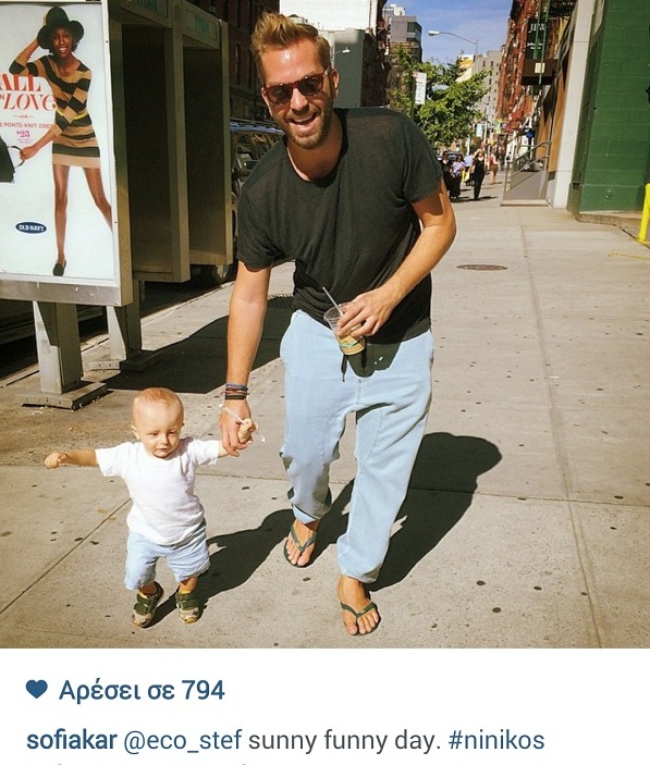Σοφία Καρβέλα: Δείτε το γιο της να κάνει βόλτα στη Νέα Υόρκη! (εικόνα)