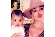 H Kim ήταν η νονά της μικρής True, κόρης της Khloe Kardashian