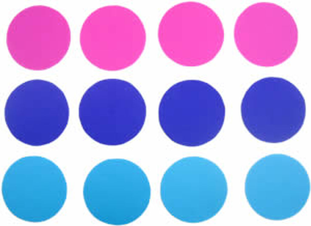 Σχεδιάστε 12 κύκλους πολύχρωμους.