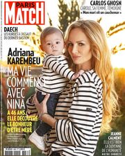 H Adriana Sklenarikova φωτογραφίθηκε με την κόρη της για τα εξώφυλλα των περιοδικών Paris Match 