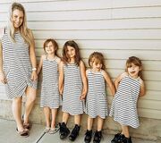 Μεγαλώνοντας 4 κόρες και έναν γιο (pics)