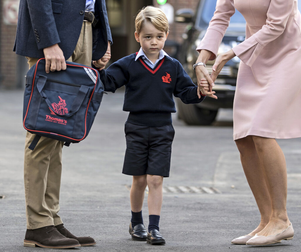 Ο πρίγκιπας William συνόδευσε τον George στο σχολείο του!