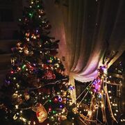 Αυτή είναι η φωτογραφία που ανέβασε χθες το απόγευμα η Θάλεια Ματίκα και μας έδειξε την πιο χριστουγεννιάτικη γωνιά του σπιτιού της. 