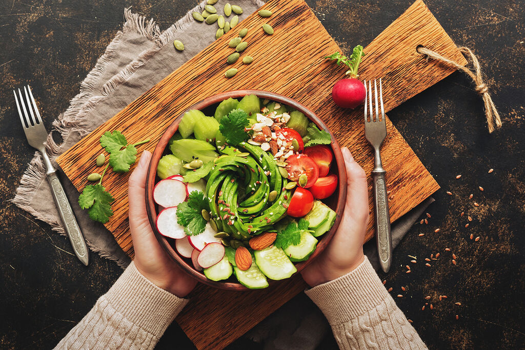 χορτοφαγική διατροφή για απώλεια βάρους δίαιτα για απώλεια βάρους με σαλάτες