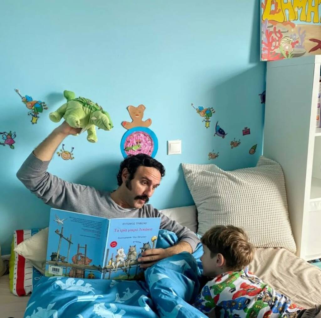 Μελέτης Ηλίας: Οι νέες φωτογραφίες με τον γιο του και το παιδικό δωμάτιο