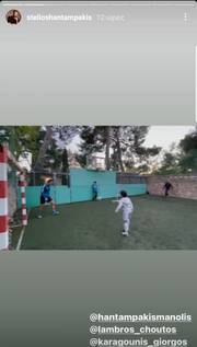 Αστέρι στο ποδόσφαιρο ο γιος του Στέλιου Χανταμπάκη - Δείτε με ποιους προπονείται