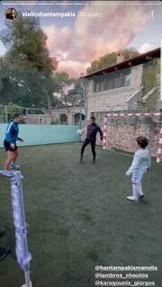 Αστέρι στο ποδόσφαιρο ο γιος του Στέλιου Χανταμπάκη - Δείτε με ποιους προπονείται