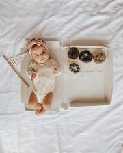 Βάλτε όσα ντονατσάκια όσων μηνών είναι και το μωρό - Πηγή φωτογραφίας: Instagram / onnielangb
