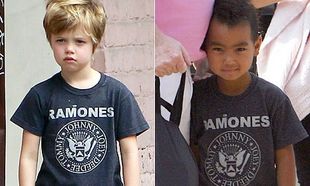 Tα παιδιά Jolie-Pitt μοιράζονται τα ρούχα τους