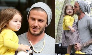 David Beckham: Το κολιέ από καραμέλες και τα τρυφερά φιλιά στην κόρη του! (φωτό)