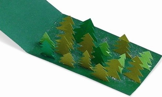 Φτιάξτε εύκολα Χριστουγεννιάτικη 3D κάρτα