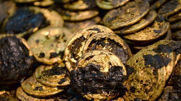 Αρχαιολόγοι ανέσυραν 285 χρυσά νομίσματα από τάφο στην Κίνα