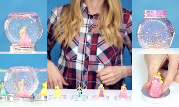 Φτιάξτε χιονόμπαλες με γκλίτερ χρησιμοποιώντας τις αγαπημένες κούκλες των παιδιών σας! (βίντεο)