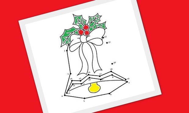 Ένωσε τις τελείες: 20 χριστουγεννιάτικες ζωγραφιές για να απασχολήσετε δημιουργικά τα παιδιά σας