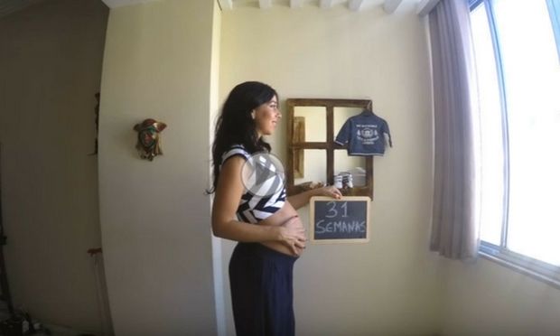 9 μήνες εγκυμοσύνης σε 3,5 λεπτά (βίντεο)