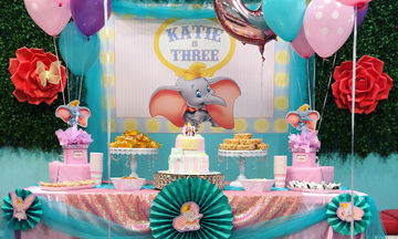 Παιδικό πάρτι με θέμα τον γλυκούλη Ντάμπο, το ελεφαντάκι (pics)