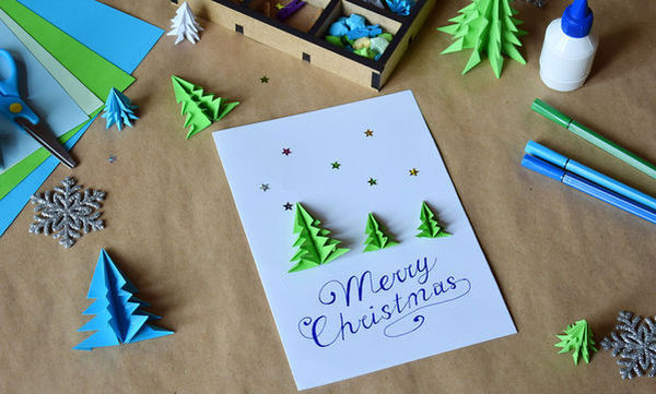 Δείτε βήμα- βήμα πώς θα φτιάξετε όμορφες χριστουγεννιάτικες κάρτες (pics) 