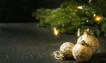 Εντυπωσιακές χριστουγεννιάτικες μπάλες από χαρτί - Πώς θα τις φτιάξετε (pics) 