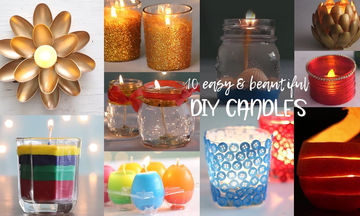 Δείτε πώς να φτιάξετε μόνοι σας διακοσμητικά κεριά για το σπίτι (vid) 