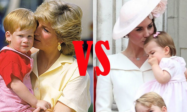 Πριγκίπισσα Diana - Kate Middleton: Θυμόμαστε τις πιο τρυφερές στιγμές με τα παιδιά τους (vid) 