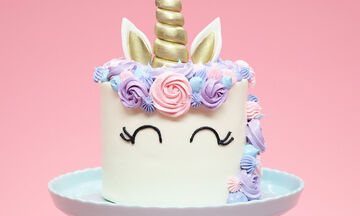 Φανταστική τούρτα Unicorn - Δείτε πώς θα τη φτιάξετε βήμα βήμα (vid)