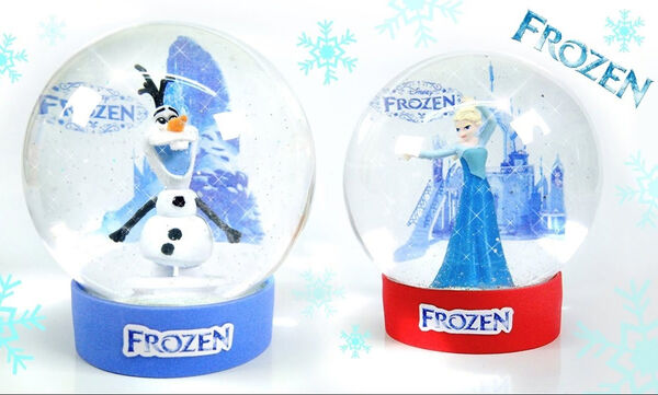 Χιονόμπαλες Frozen - Η πιο χριστουγεννιάτικη χειροτεχνία για παιδιά (vid)