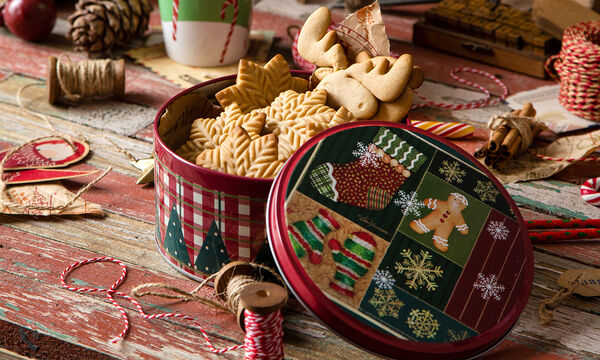 Χριστουγεννιάτικα μπισκότα βουτύρου + 5 διαφορετικές προτάσεις για σχέδια και διακόσμηση (vid)