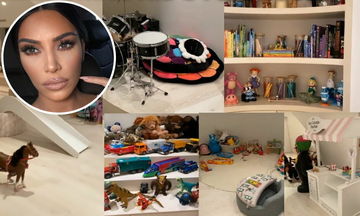 Θα πάθετε πλάκα με το εξωπραγματικό playroom των παιδιών της Kim Kardashian (pics+vid)