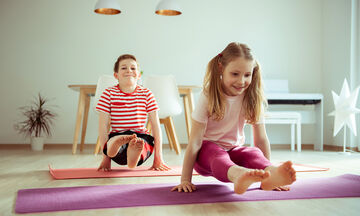 Yoga για παιδιά: 15λεπτο πρόγραμμα ασκήσεων για παιδιά (vid)
