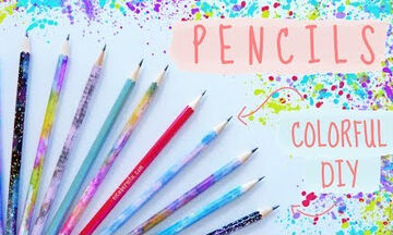 DIY - Φτιάξτε εντυπωσιακά μολύβια για τη νέα σχολική χρονιά