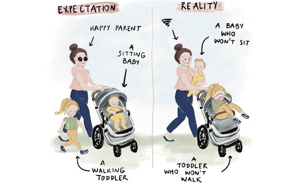Χιουμοριστικά σκίτσα για τη μητρότητα που κάνουν κάθε μαμά να ταυτιστεί