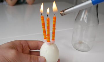 Πειράματα για παιδιά: Κάντε κι εσείς το πείραμα με το αυγό και τα κεριά