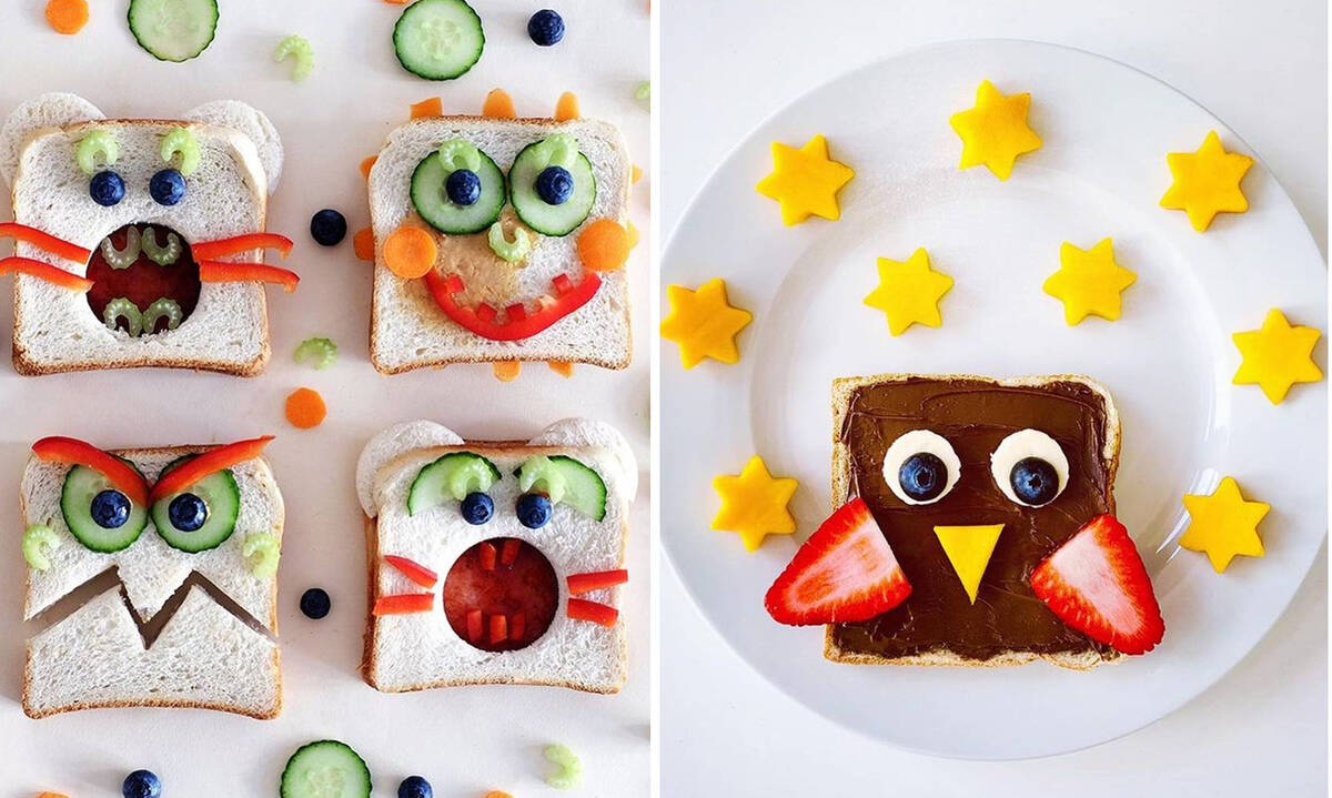 Πρωινό για παιδιά: Δέκα εντυπωσιακά πιάτα με ψωμί του τοστ (εικόνες)