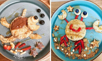 Πρωινό για παιδιά: Δέκα ιδέες για καλοκαιρινά pancakes με φρούτα (εικόνες)