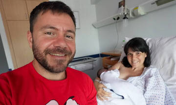 Μπλέτσας- Αστέρη: Νέες φωτογραφίες με την νεογέννητη κόρη τους 