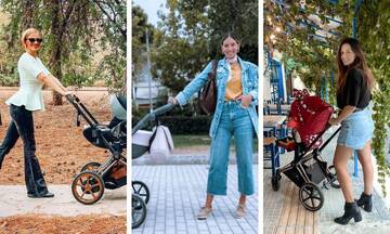 Stroller allert: Δείτε πώς βγαίνουν βόλτα οι Ελληνίδες celebs με τα μωρά τους