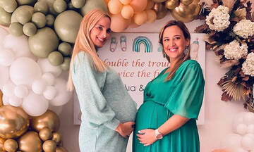 Κλέλια και Άννη Πανταζή: Διπλο baby shower party για τις εγκυμονούσες