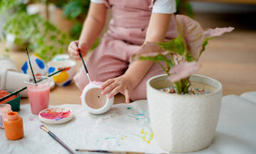 Ζωγραφική για παιδιά: Φτιάξτε εναλλακτικές δημιουργίες με απλά αντικείμενα