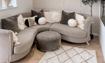 Γωνιακός καναπές για μικρό καθιστικό: Οι επιλογές είναι πολλές (εικόνες)