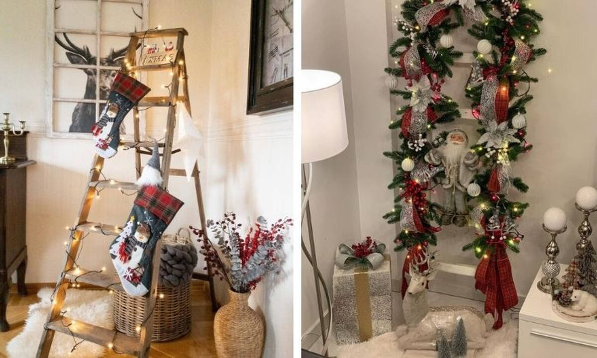 Χριστουγεννιάτικη διακόσμηση: Απίθανες ιδέες για να στολίσετε τις σκάλες 