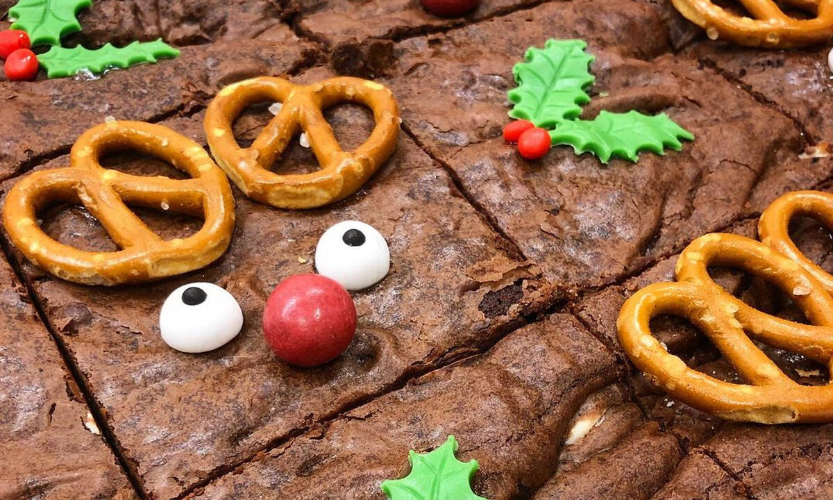 Χριστουγεννιάτικα brownies για παιδιά - Συνταγή και ιδέες διακόσμησης